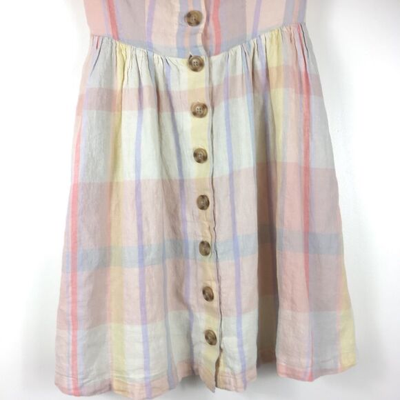 UO Amelie Off-The-Shoulder Button-Down Dress - Picture 5 of 8